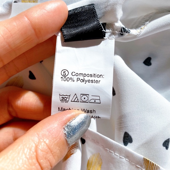 🌟 BOHO WHITE GOLD BLACK HEART RUFFLE BLOUSE! - Picture 14 of 16